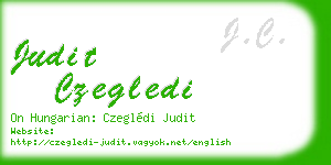 judit czegledi business card